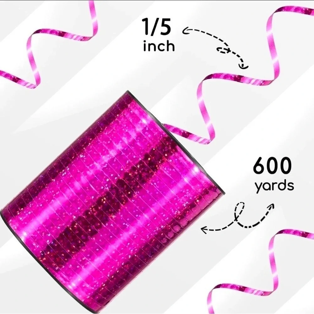 600 Yards Hot‎ Pink Ribbon
